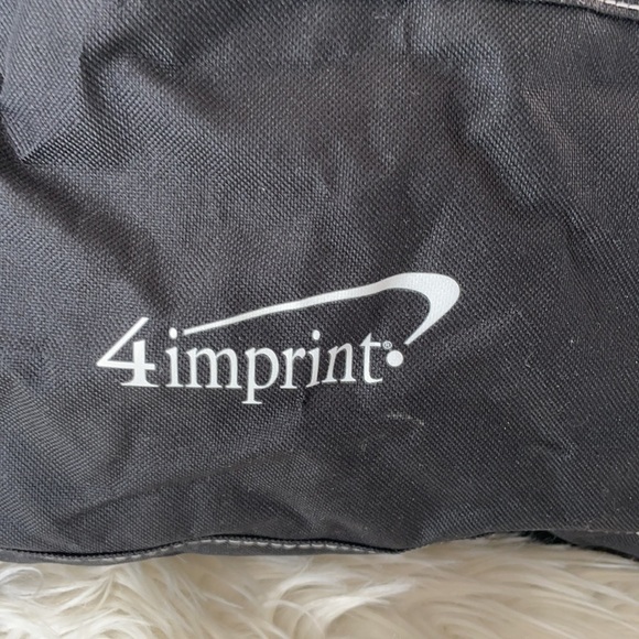4 imprint gemline green black zip too large travel storage bag adjustable strap - Picture 14 of 16